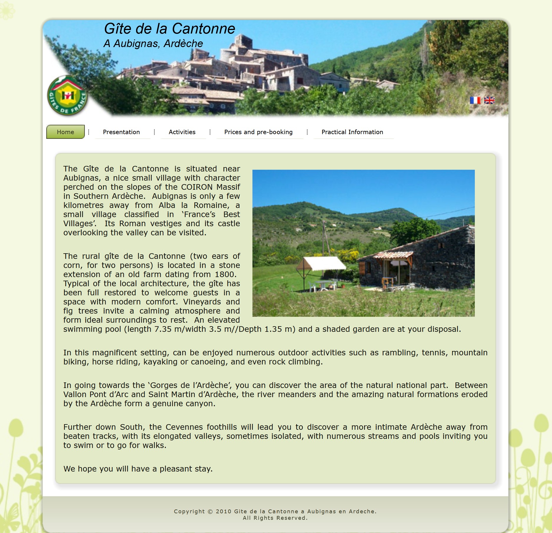 Gîte de la Cantonne screenshot